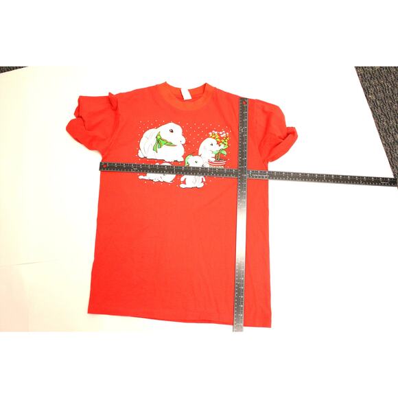 Vintage Snow Bunny Rabbit T Shirt Large - Picture 6 of 8
